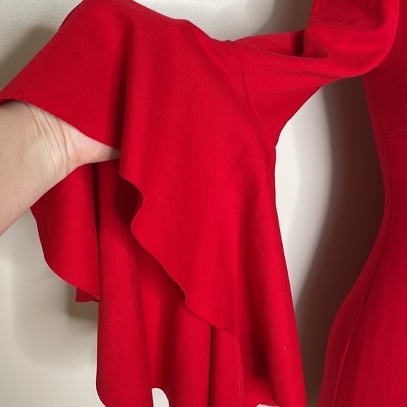 Bailey 44 Avalanche Bell Sleeve Ponte Knit Dress Red Size XS - Picture 4 of 6